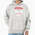 Houston Baseball Baseball Bat Hoodie - Minimalist Print Men Women - T-Shirt, Sweatshirt, Hoodie