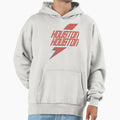 Houston Repeat Lightning Red Hoodie - Aesthetic Graphic for Adults - T-Shirt, Sweatshirt, Hoodie
