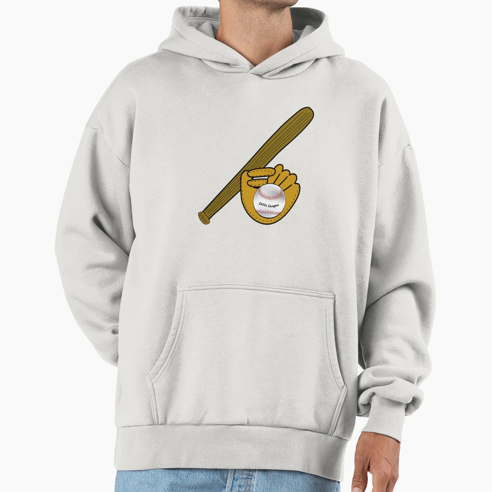 Baseball Hoodie - Novelty Apparel for Adults - T-Shirt, Sweatshirt, Hoodie