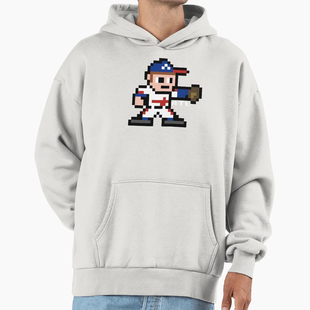 Atl Pixel Guy Hoodie - Fun Novelty Design Unisex - T-Shirt, Sweatshirt, Hoodie