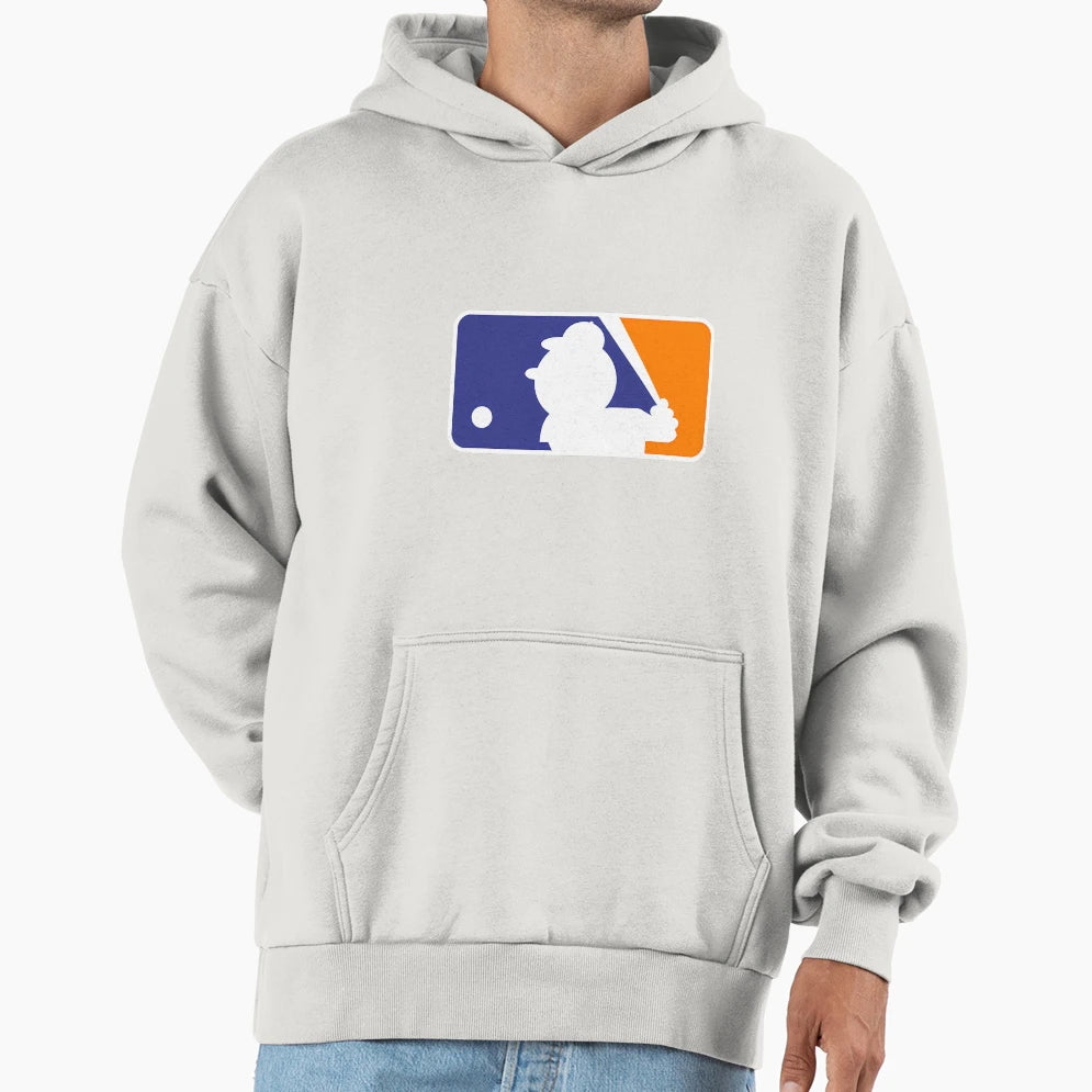 Mr Met Baseball League Logo Hoodie - Aesthetic Graphic Men Women - T-Shirt, Sweatshirt, Hoodie