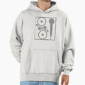 2 Turntables And Microphone Hoodie - Custom Art Print Unisex - T-Shirt, Sweatshirt, Hoodie