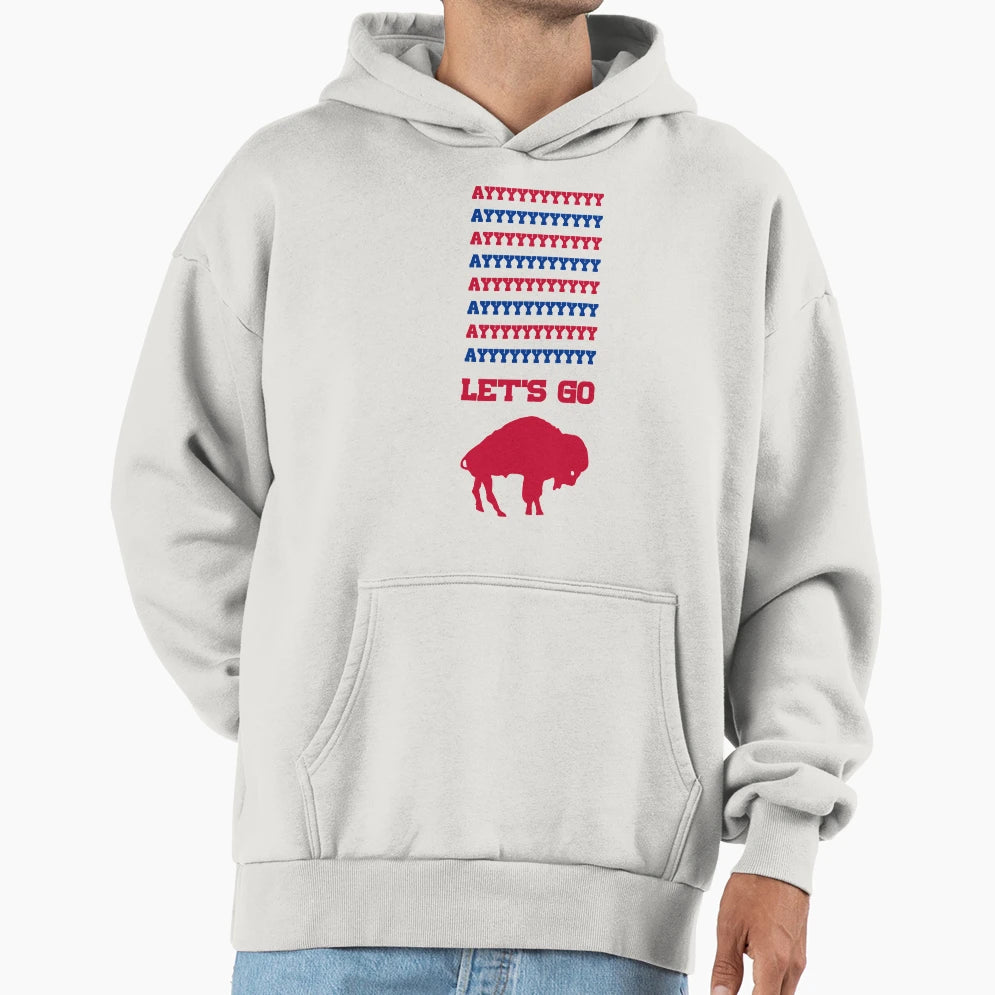 Ayyyyyyy Hoodie - Minimalist Print Men Women - T-Shirt, Sweatshirt, Hoodie