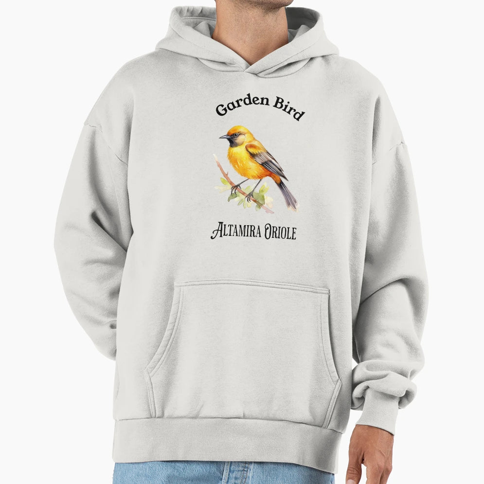 Garden Bird Altamira Oriole Hoodie - Custom Art Print Unisex - T-Shirt, Sweatshirt, Hoodie
