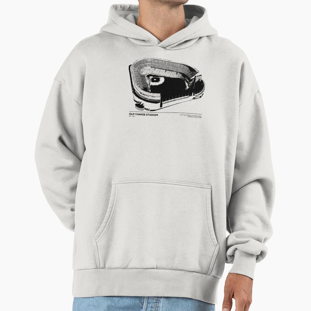 Old Yankee Stadium Hoodie - Unique Graphic Unisex - T-Shirt, Sweatshirt, Hoodie