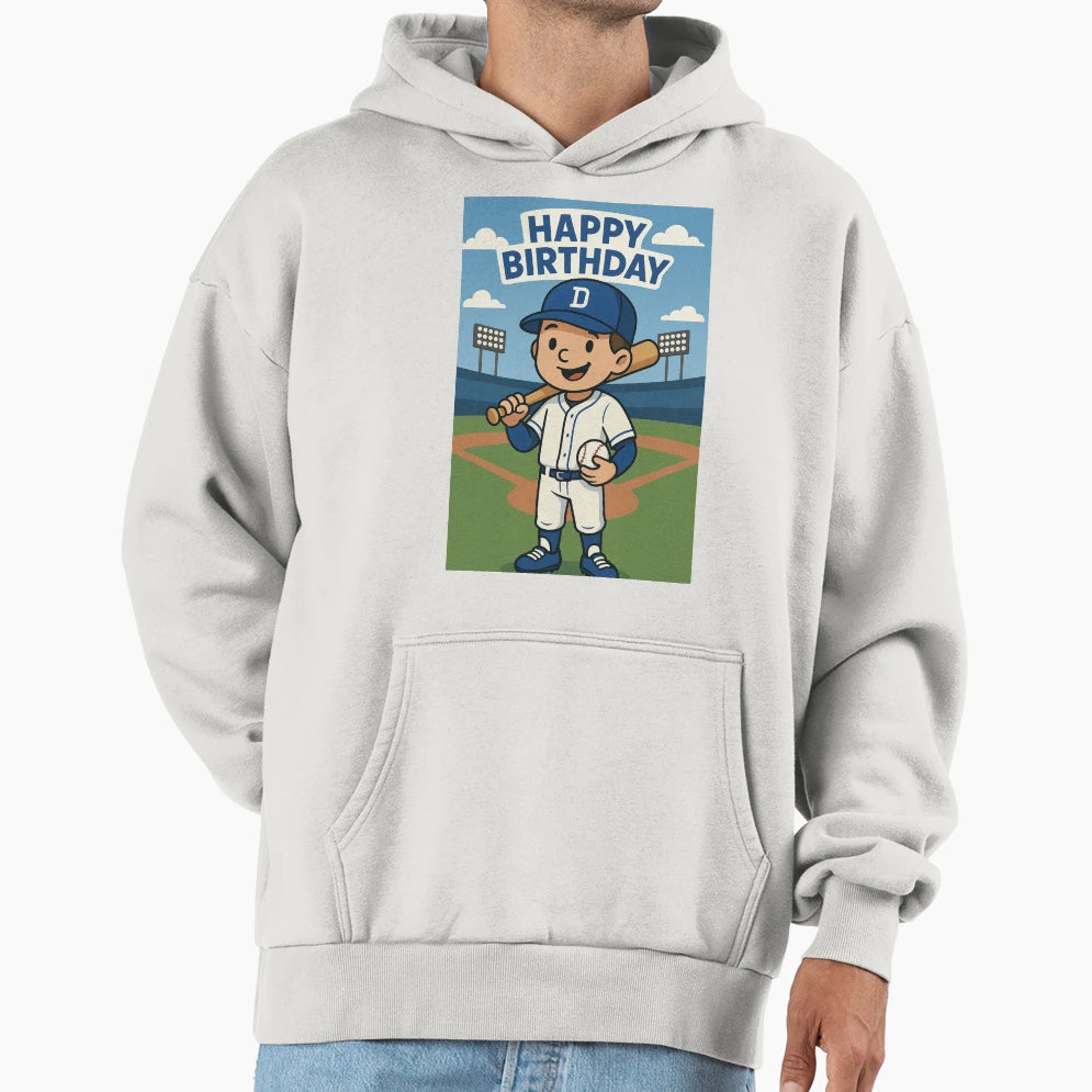 Dodgers Greeting Card Hoodie - Streetwear Style for Adults - T-Shirt, Sweatshirt, Hoodie