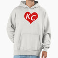 Love Kc Heart Love Kansas City Heart Hoodie - Unique Graphic Men Women - T-Shirt, Sweatshirt, Hoodie