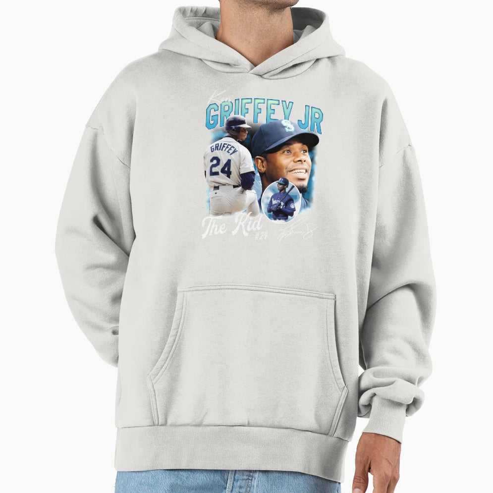 Ken Griffey Jr Baseball Signature Gift Hoodie - Unique Graphic Unisex - T-Shirt, Sweatshirt, Hoodie