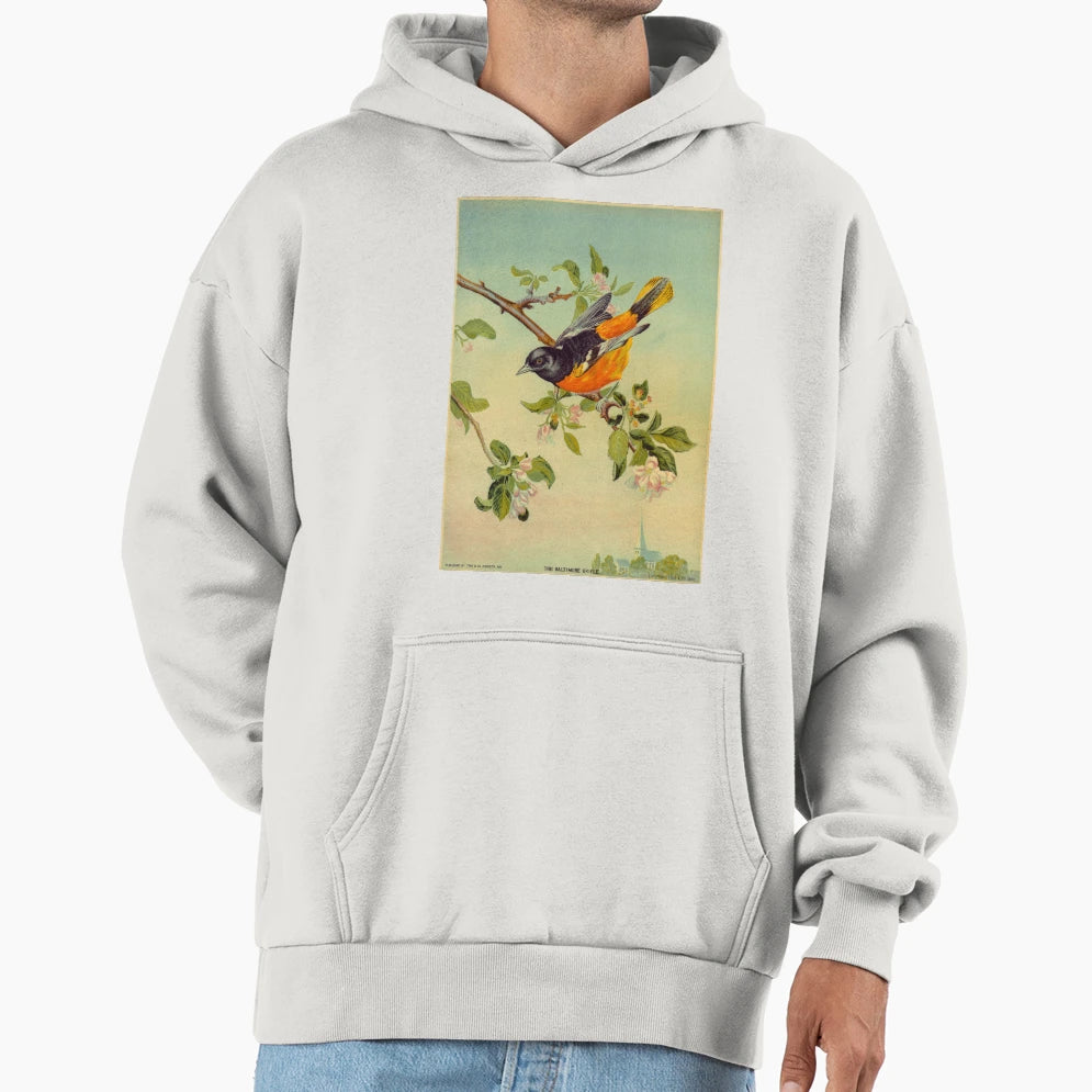 Baltimore Oriole 1880 Artwork Hoodie - Graphic Print Men Women - T-Shirt, Sweatshirt, Hoodie