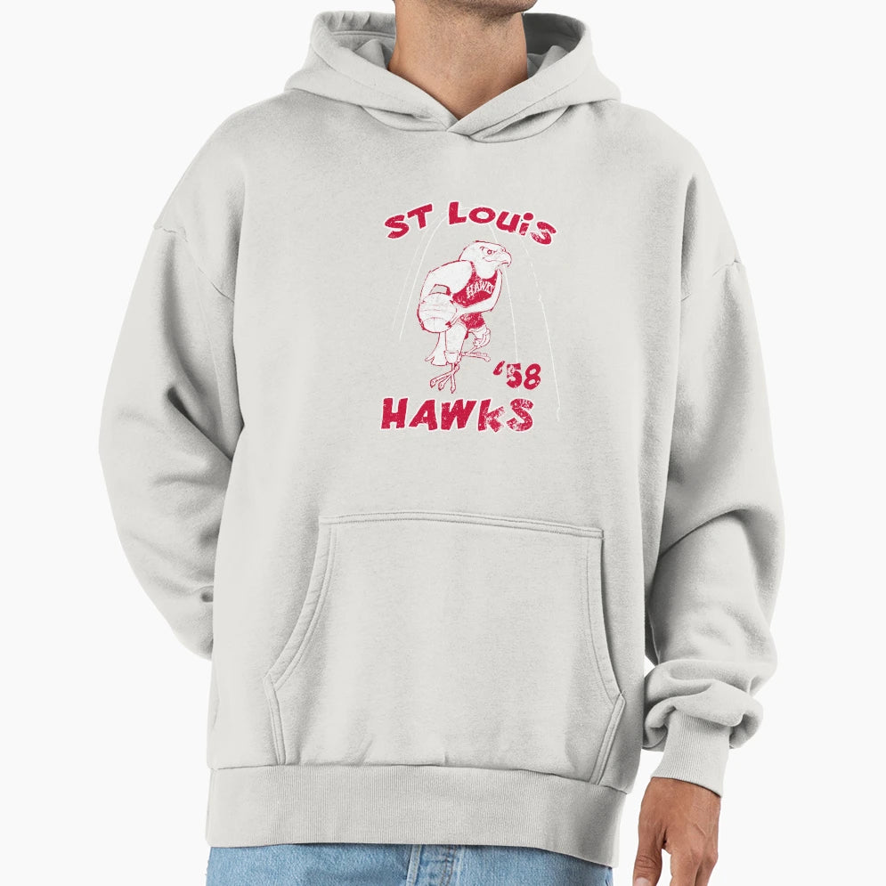 St Louis Hawks Hoodie - Graphic Print Men Women - T-Shirt, Sweatshirt, Hoodie