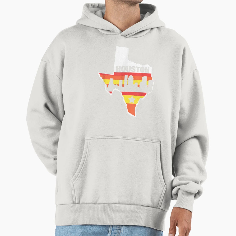 Houston Texas Hoodie - Trendy Graphic Unisex - T-Shirt, Sweatshirt, Hoodie