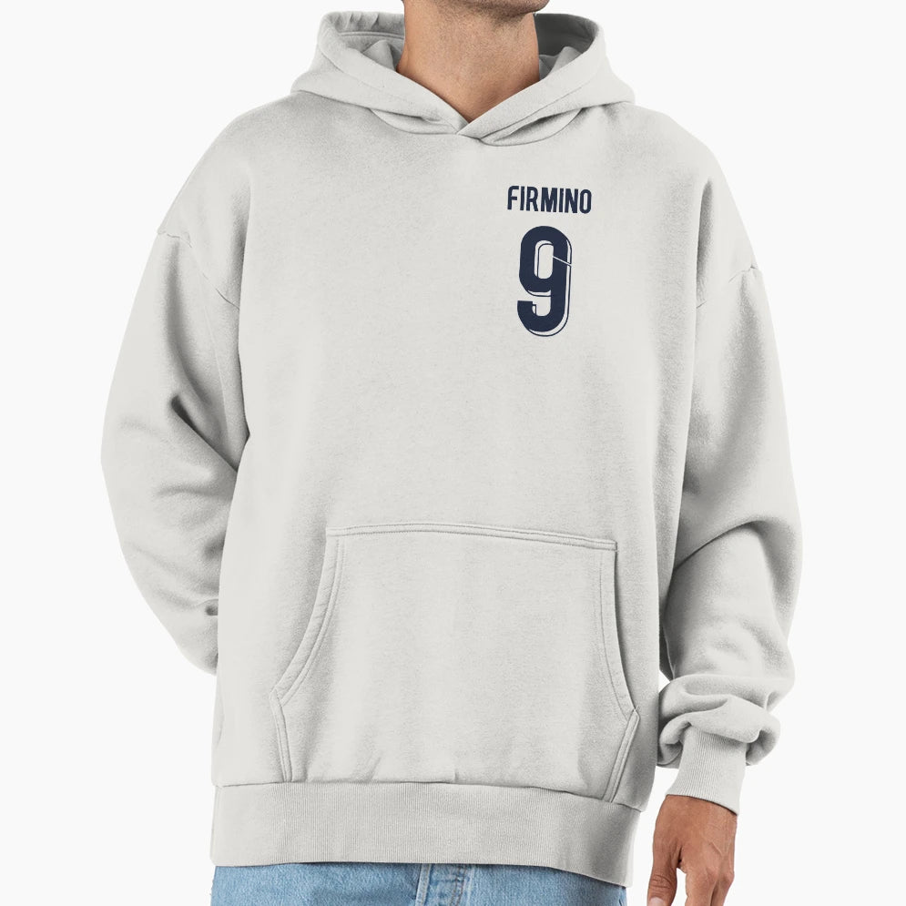 Firmino 9 Away Kit Hoodie - Aesthetic Graphic Unisex - T-Shirt, Sweatshirt, Hoodie