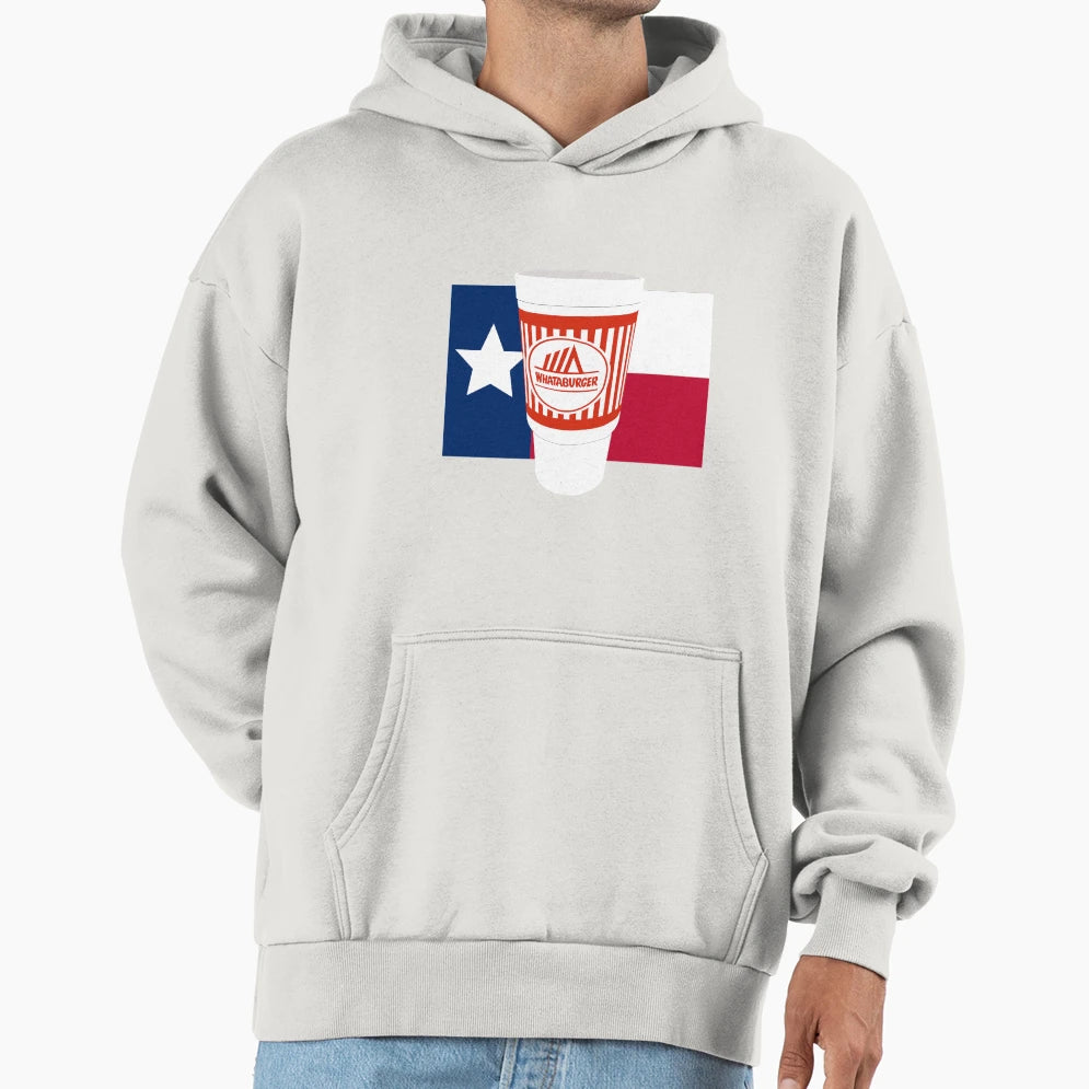 Whataburger Texas Hoodie - Graphic Print Men Women - T-Shirt, Sweatshirt, Hoodie