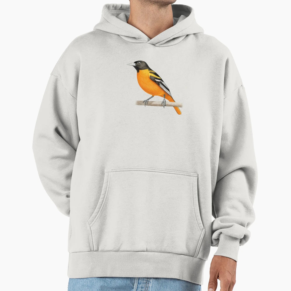 Baltimore Oriole Hoodie - Custom Art Print Unisex - T-Shirt, Sweatshirt, Hoodie