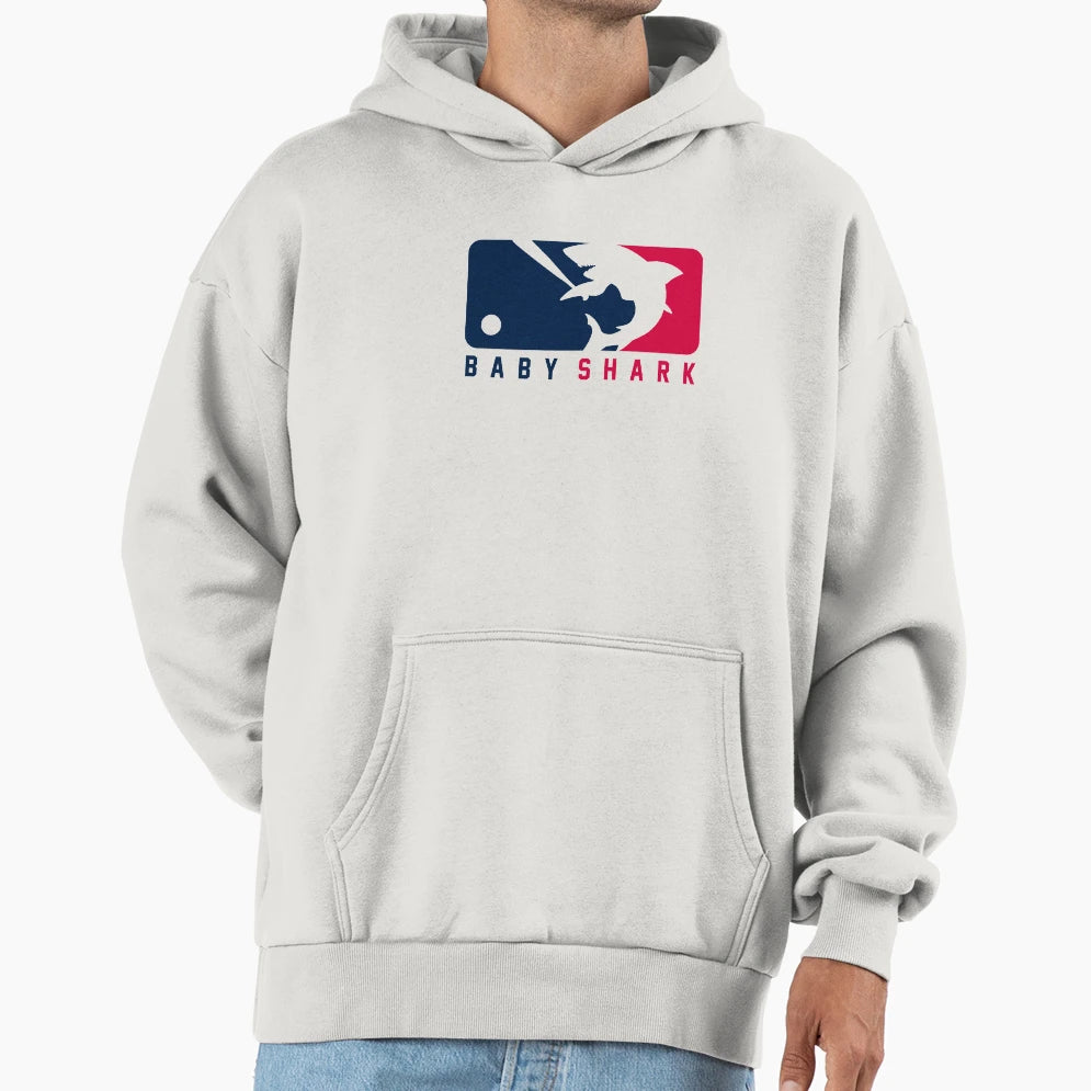 Mlb Shark Logo Transparent Hoodie - Casual Everyday Wear Men Women - T-Shirt, Sweatshirt, Hoodie