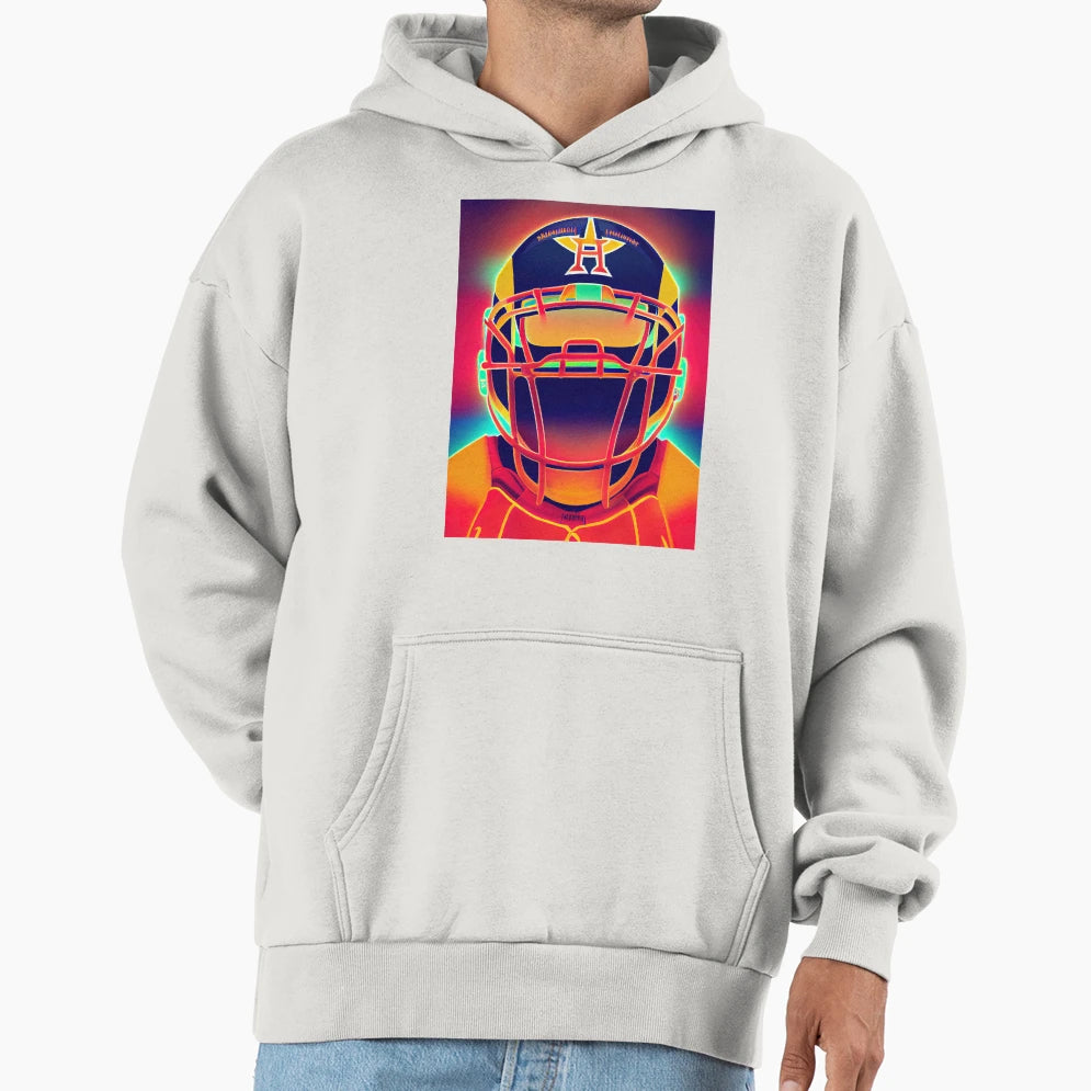 Neon Basketball Hoodie - Minimalist Print Unisex - T-Shirt, Sweatshirt, Hoodie