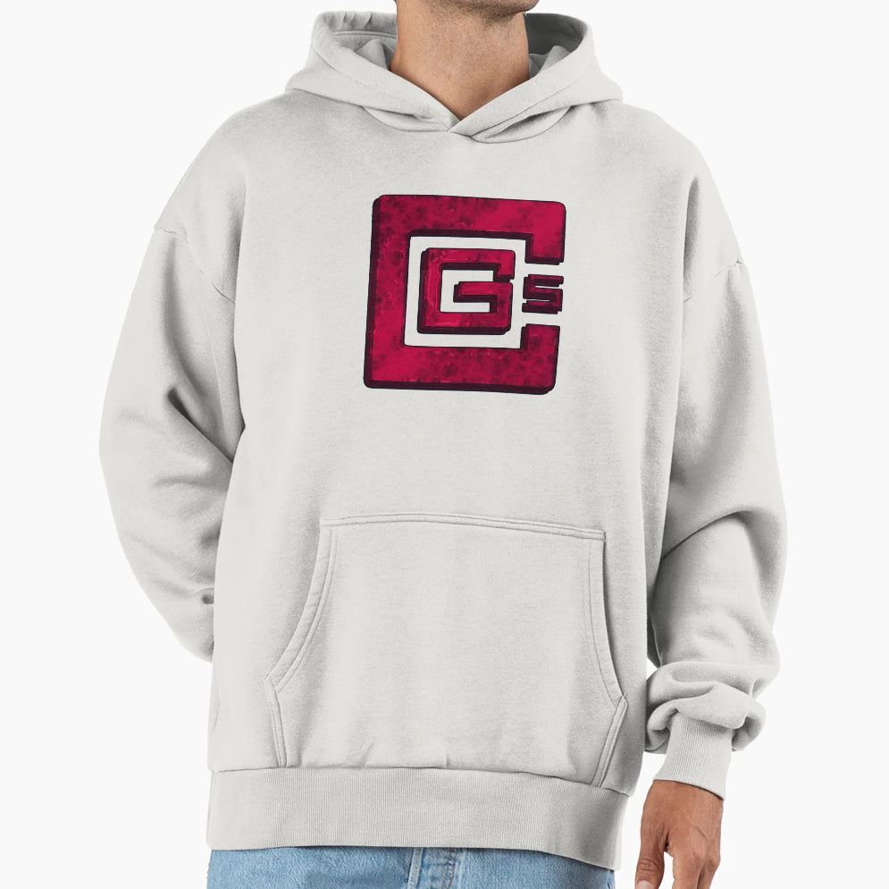 Red Cg5 Logo Fan Time Only Hoodie - Aesthetic Graphic Unisex - T-Shirt, Sweatshirt, Hoodie