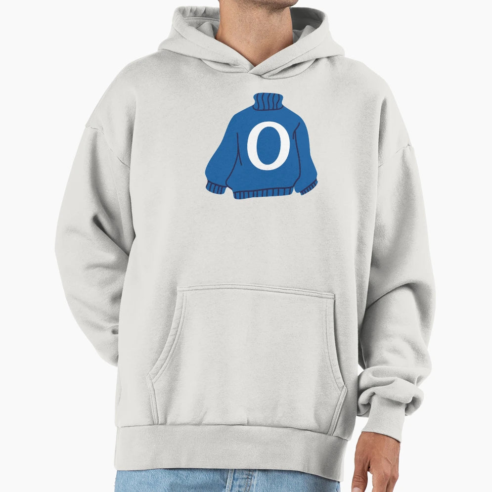 Letter Hoodie - Minimalist Print for Adults - T-Shirt, Sweatshirt, Hoodie