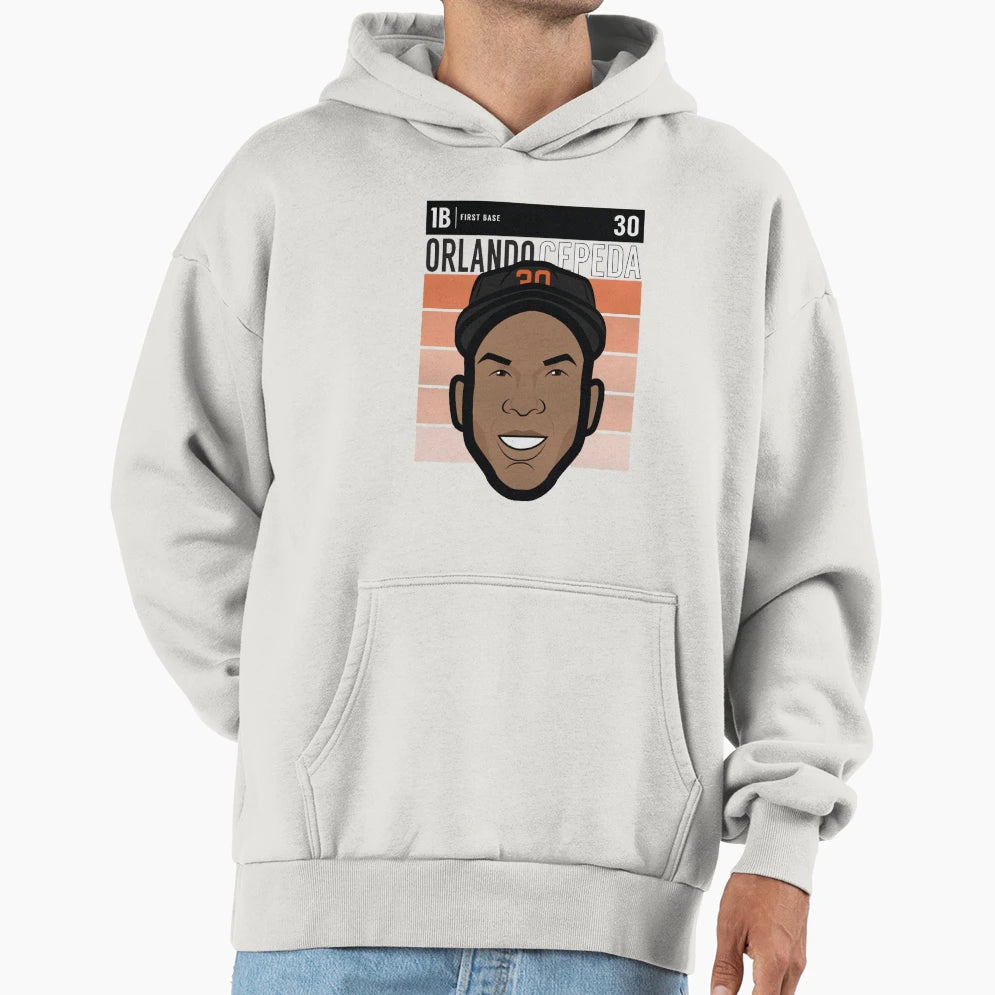 Orlando Cepeda Fade Hoodie - Graphic Print for Adults - T-Shirt, Sweatshirt, Hoodie