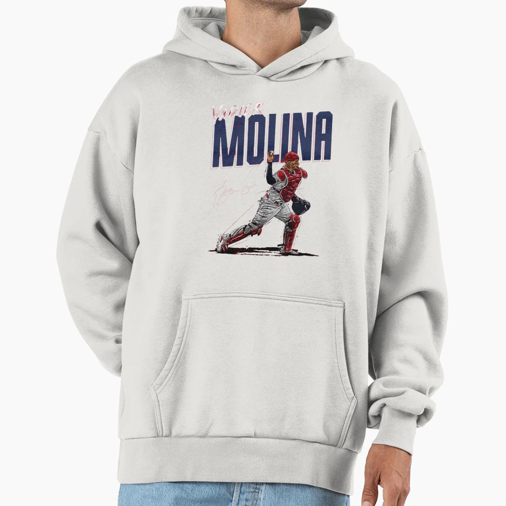 Yadier Molina Chisel Hoodie - Unique Graphic Unisex - T-Shirt, Sweatshirt, Hoodie