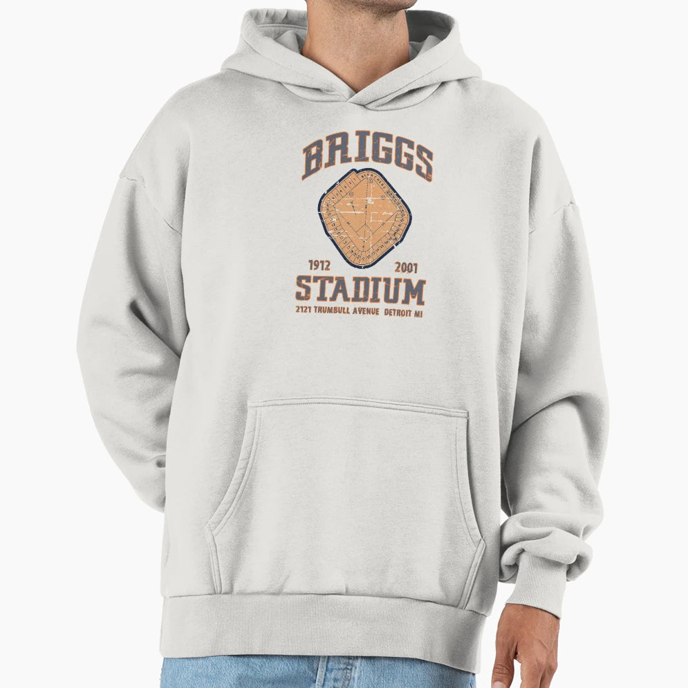 Briggs Stadium Hoodie - Streetwear Style for Adults - T-Shirt, Sweatshirt, Hoodie