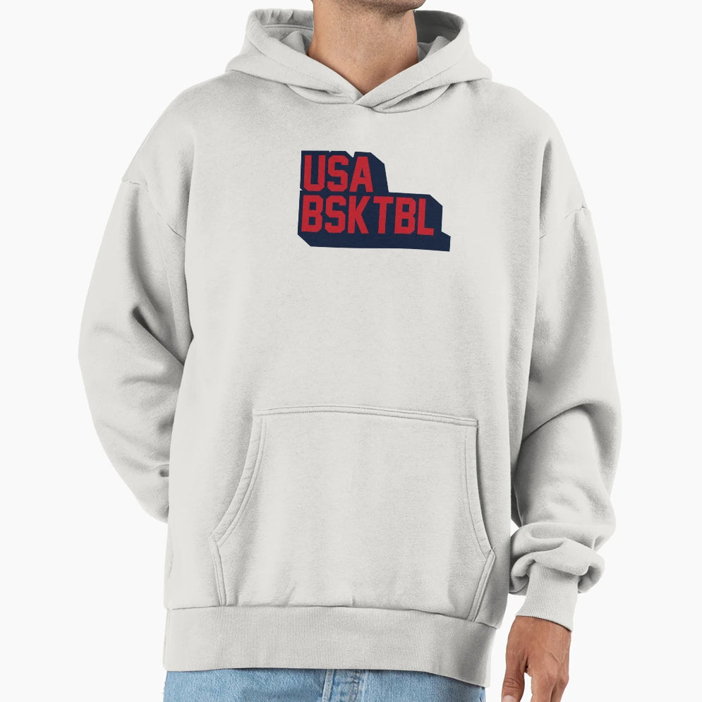 Usa Basketball Hoodie - Trendy Graphic Men Women - T-Shirt, Sweatshirt, Hoodie