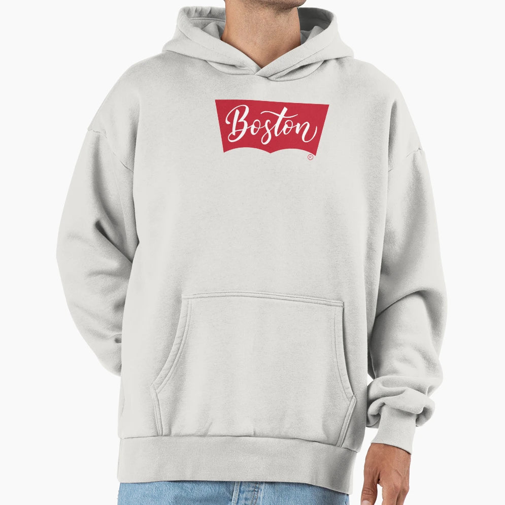 Boston Raised Me Massachusetts New England Hoodie - Graphic Print Men Women - T-Shirt, Sweatshirt, Hoodie