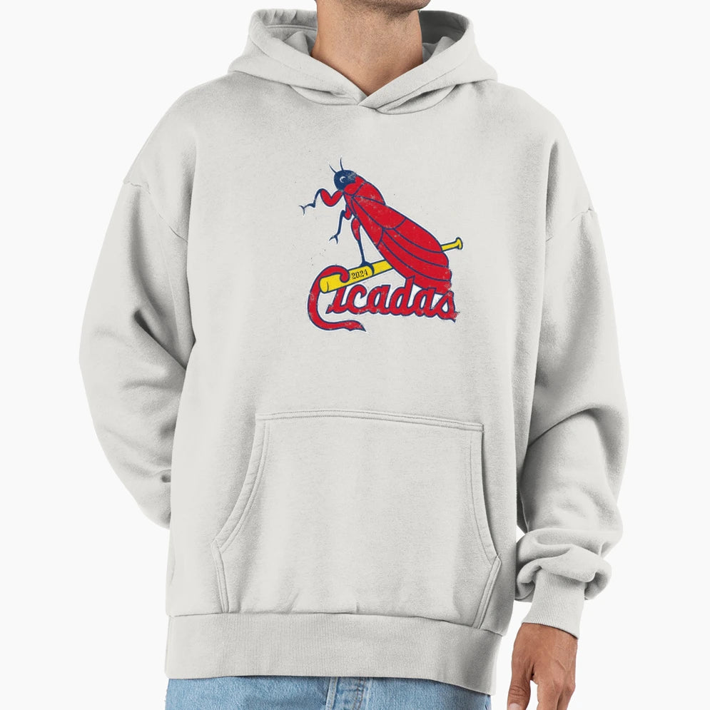 St Louis Cicadas Hoodie - Minimalist Print Unisex - T-Shirt, Sweatshirt, Hoodie