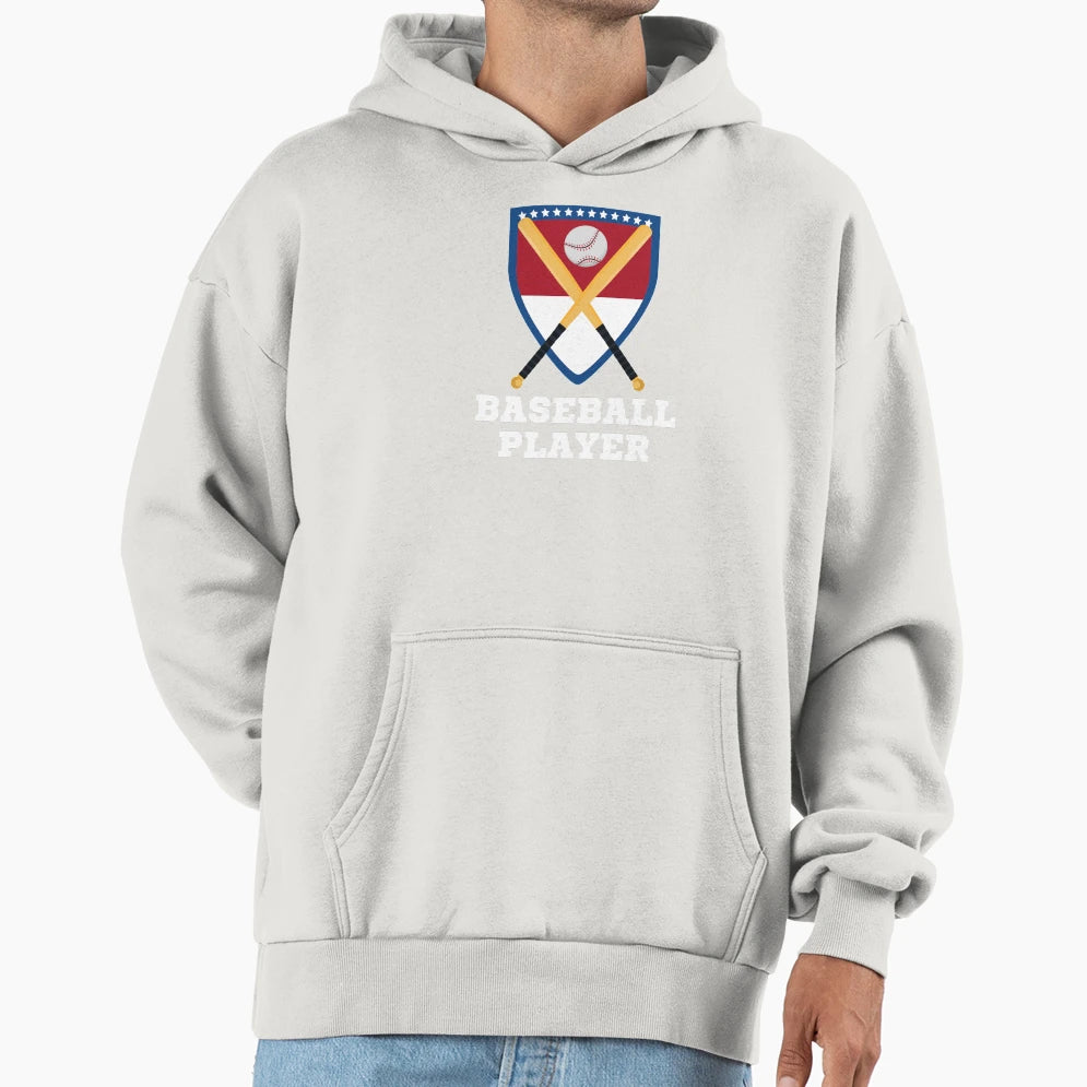 Baseball Pro Player Gift Hoodie - Minimalist Print for Adults - T-Shirt, Sweatshirt, Hoodie