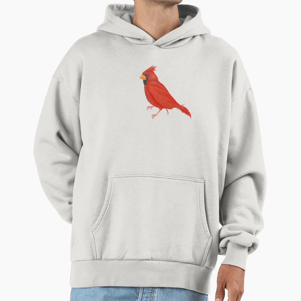 Red Bird Hoodie - Unique Graphic for Adults - T-Shirt, Sweatshirt, Hoodie
