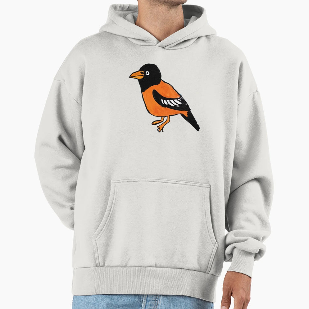 Oriole Hoodie - Custom Art Print for Adults - T-Shirt, Sweatshirt, Hoodie