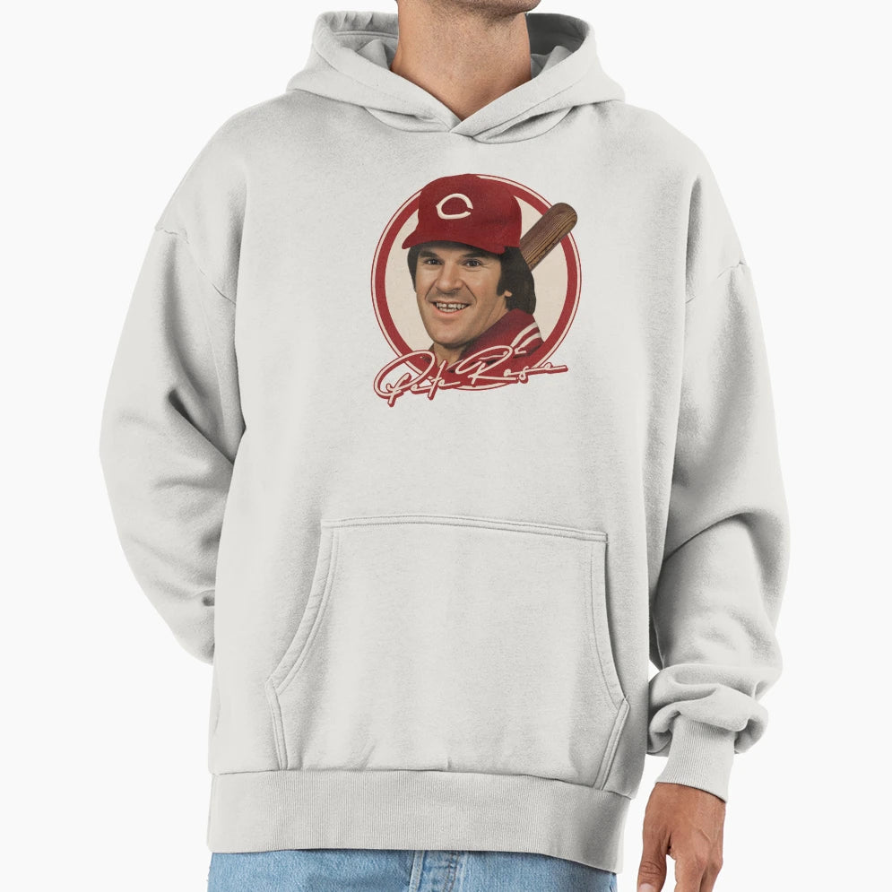 Pete Rose Hoodie - Aesthetic Graphic Men Women - T-Shirt, Sweatshirt, Hoodie