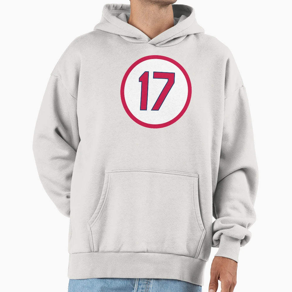 Dizzy Dean 17 Jersey Number Hoodie - Fun Novelty Design Unisex - T-Shirt, Sweatshirt, Hoodie