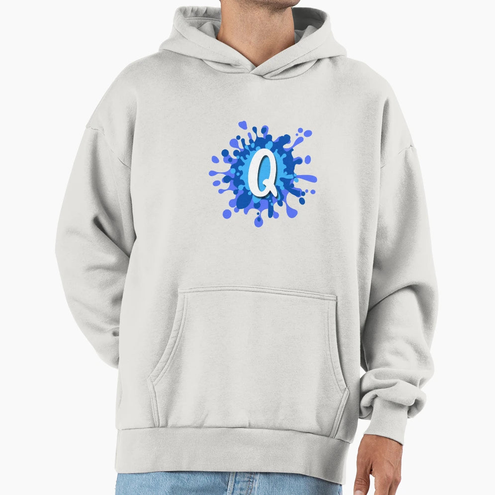 Letter Q Hoodie - Casual Everyday Wear Unisex - T-Shirt, Sweatshirt, Hoodie