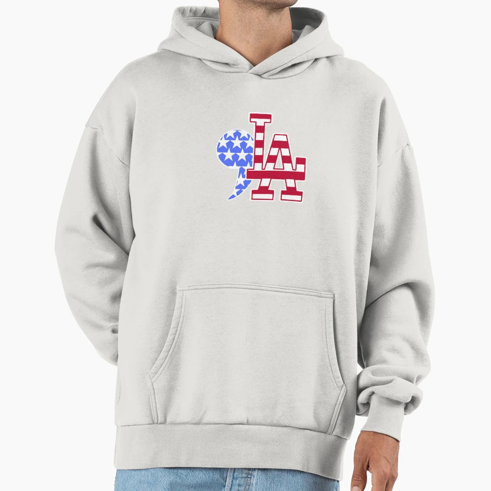 Kamala American Comma Hoodie - Minimalist Print Unisex - T-Shirt, Sweatshirt, Hoodie