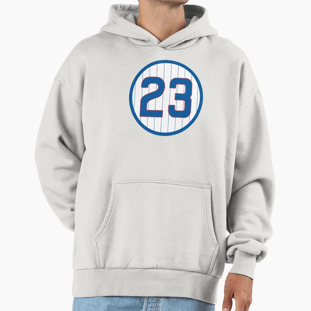Ryne Sandberg 23 Jersey Number Hoodie - Casual Everyday Wear for Adults - T-Shirt, Sweatshirt, Hoodie
