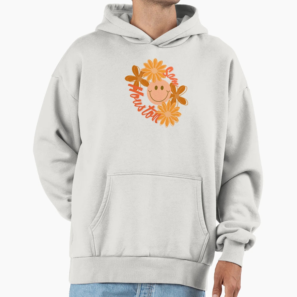 Sam Houston Smile Hoodie - Trendy Graphic for Adults - T-Shirt, Sweatshirt, Hoodie