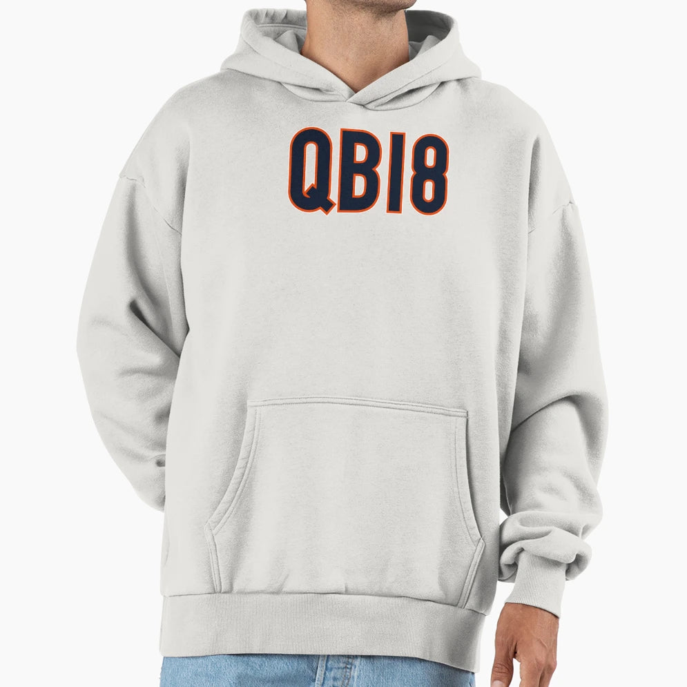Qb18 Chicago Navy Hoodie - Aesthetic Graphic Men Women - T-Shirt, Sweatshirt, Hoodie