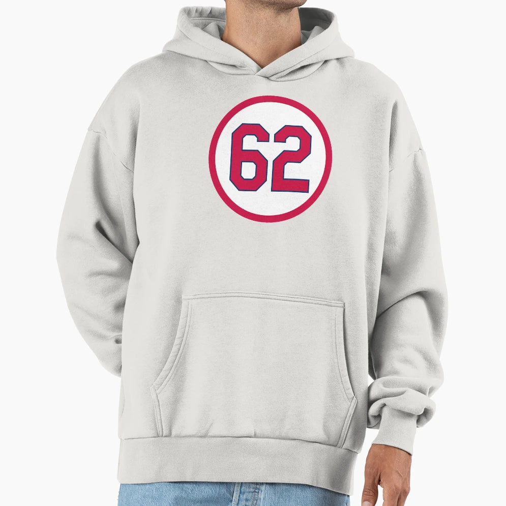 Daniel Ponce De Leon 62 Jersey Number Hoodie - Minimalist Print for Adults - T-Shirt, Sweatshirt, Hoodie