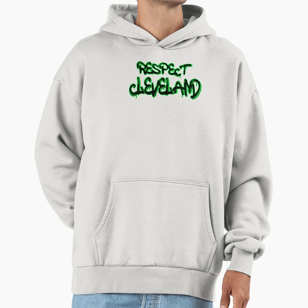 Respect Cleveland Hoodie - Aesthetic Graphic for Adults - T-Shirt, Sweatshirt, Hoodie