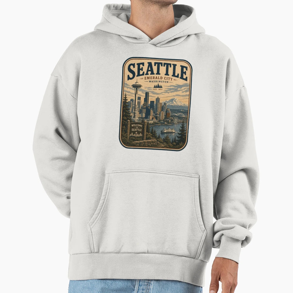 Seattle Washington Sweatshirts Hats Sweatshirt - Streetwear Style Unisex - T-Shirt, Sweatshirt, Hoodie