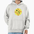 Softball Player Jersey No 72 Back Hoodie - Novelty Apparel Men Women - T-Shirt, Sweatshirt, Hoodie