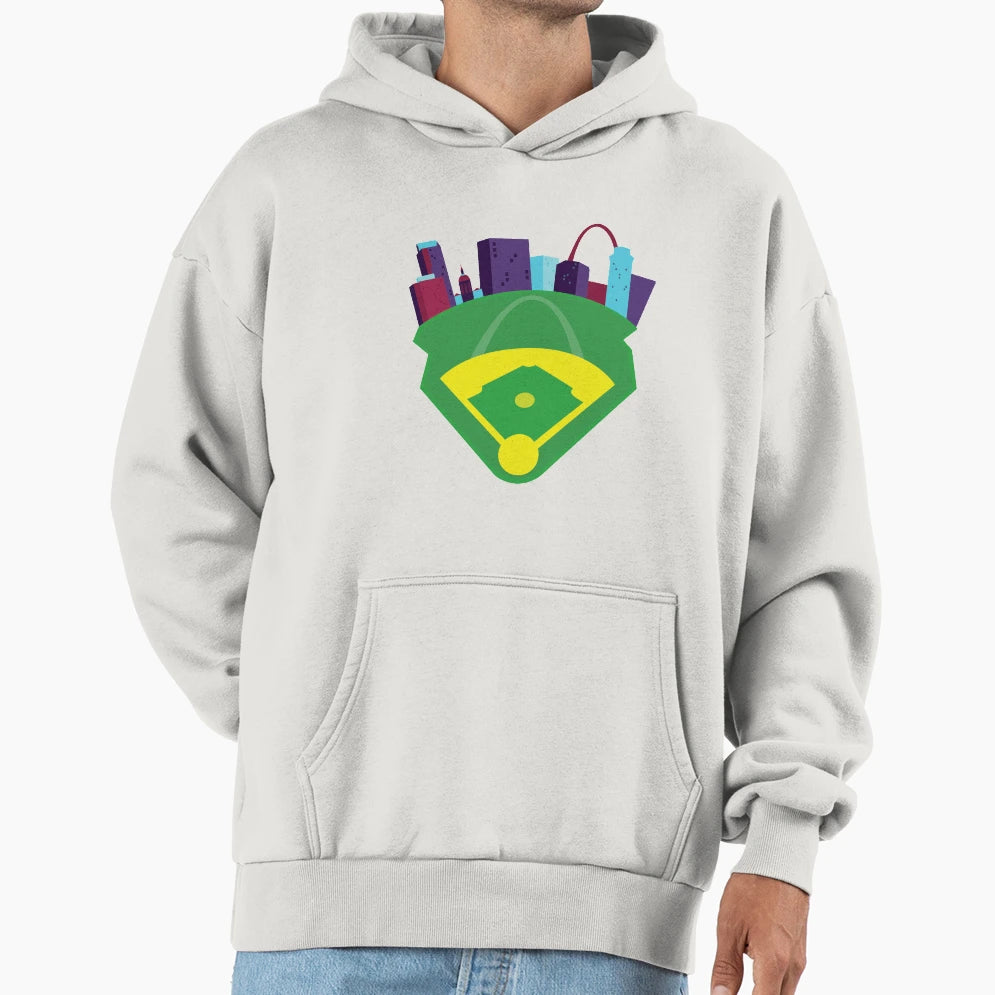 Busch Stadium Hoodie - Casual Everyday Wear Unisex - T-Shirt, Sweatshirt, Hoodie