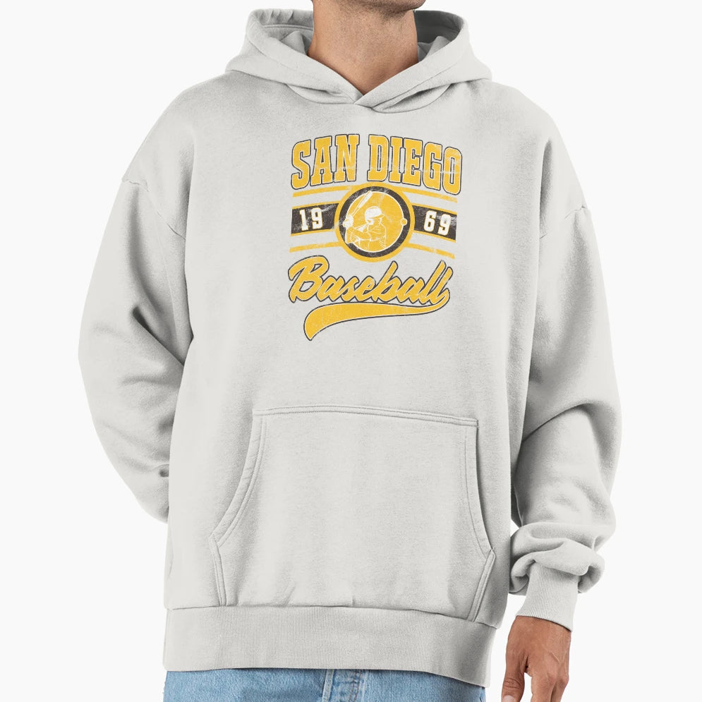 San Diego Baseball Hoodie - Unique Graphic Unisex - T-Shirt, Sweatshirt, Hoodie
