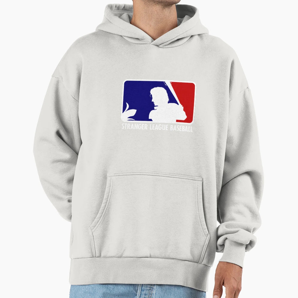 Stranger League Baseball Hoodie - Trendy Graphic Unisex - T-Shirt, Sweatshirt, Hoodie