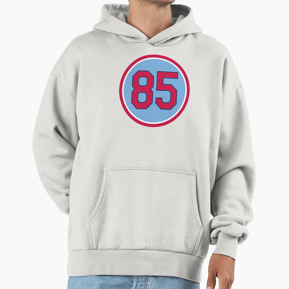 Augustus Busch 85 Jersey Number Hoodie - Casual Everyday Wear Men Women - T-Shirt, Sweatshirt, Hoodie