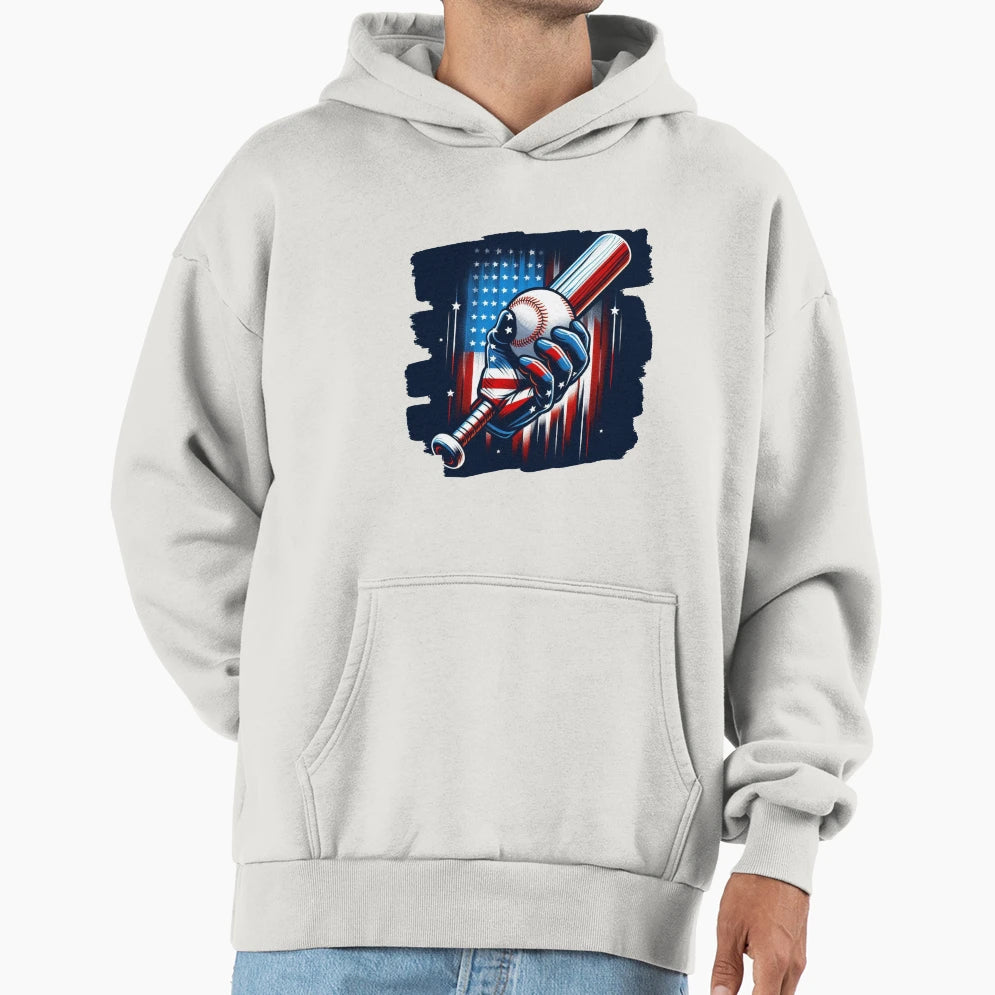 Baseball Nation Hoodie - Trendy Graphic Men Women - T-Shirt, Sweatshirt, Hoodie