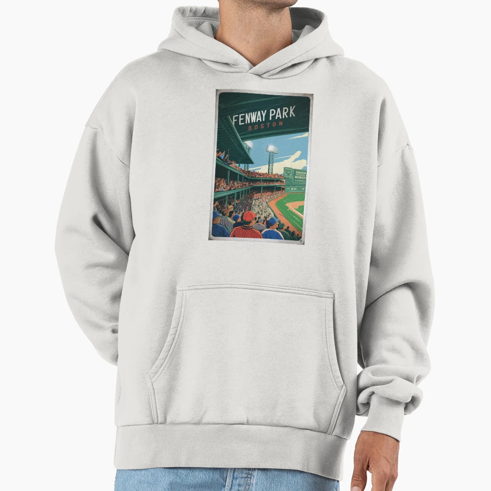 Boston Travel Hoodie - Casual Everyday Wear Men Women - T-Shirt, Sweatshirt, Hoodie