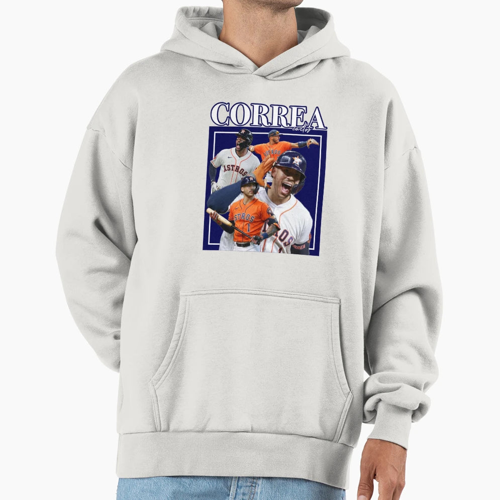 Carlos Correa Hoodie - Novelty Apparel for Adults - T-Shirt, Sweatshirt, Hoodie