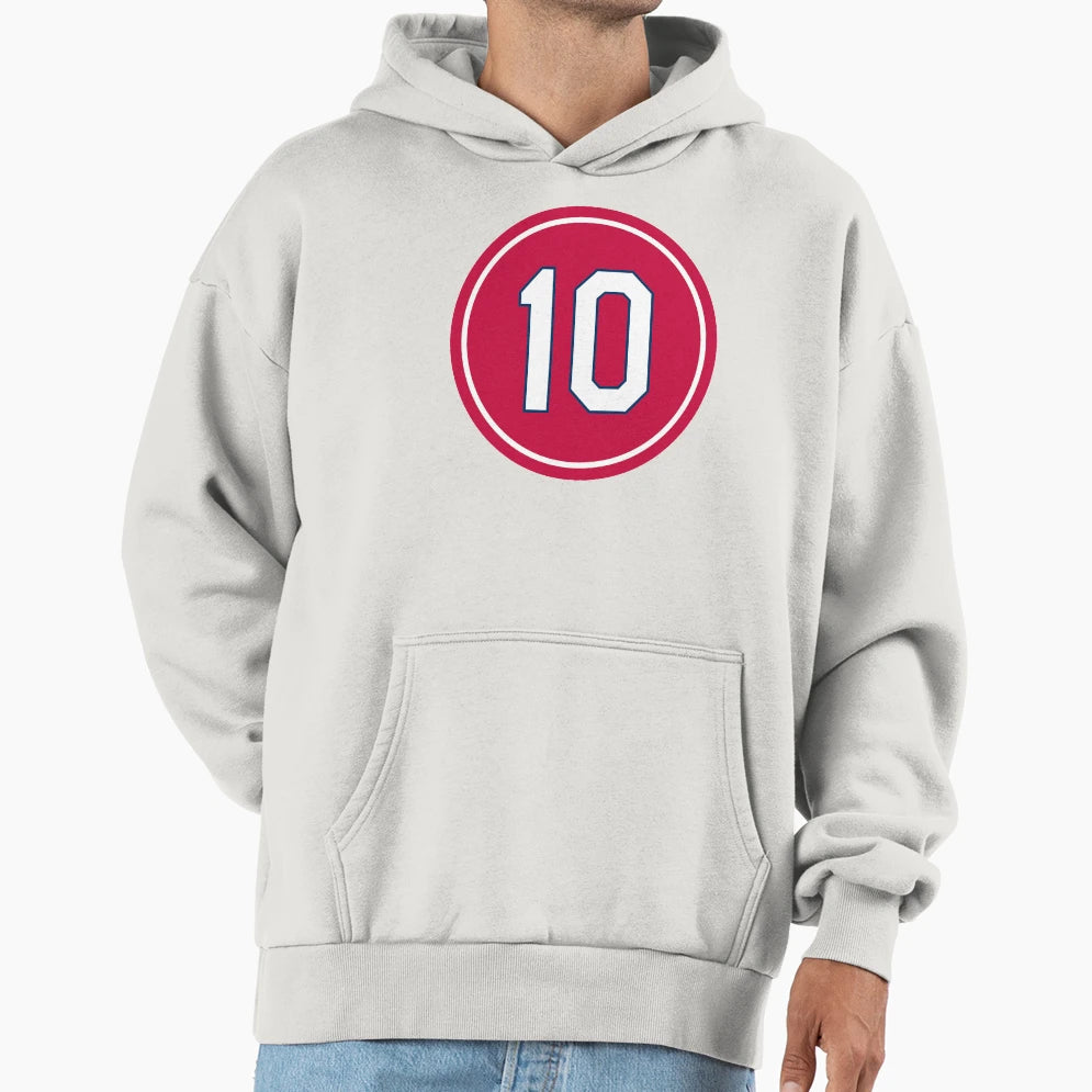 Tony Larussa 10 Jersey Number Hoodie - Custom Art Print for Adults - T-Shirt, Sweatshirt, Hoodie